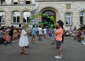 1. Klass-Begrüssung im Schulhaus Hofmatt